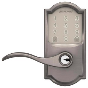 Schlage Encode Satin Nickel Metal WiFi Deadbolt with Accent Lever - 1 of 1