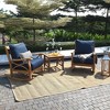 Cambridge Casual Abbington Teak Outdoor Patio Rocking Chair with Cushion 

 - 2 of 4