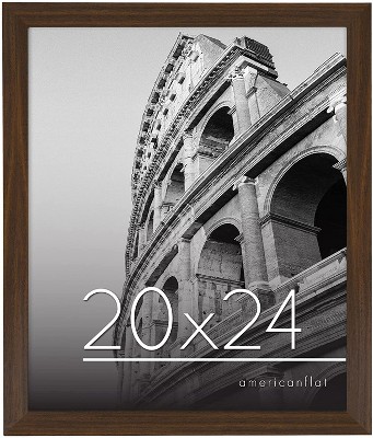 Americanflat 20x24 Poster Frame In Walnut With Polished Plexiglass ...