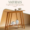 Kings Brand Furniture Console Table - Narrow Sofa Table with Storage Shelf for Hallway, Front Hall, Entryway, Living Room - 4 of 4