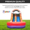 Pogo Bounce House Crossover Kids Inflatable Water Slide, Rainbow Cloud with Blower, 12 ft - 2 of 4