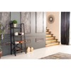 VYNXARIA 5 Tier Gray Modern Ladder Bookshelf: Ideal for Small Living Rooms and Offices - 2 of 4