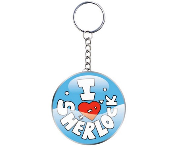 Se7en20 Sherlock "I Heart Sherlock" Keychain