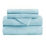 Modern Solid Classic Flannel Cotton Bedding Sheet Set by Blue Nile Mills