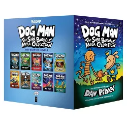Dog Man: The Supa Buddies Mega Collection: From the Creator of Captain Underpants (Dog Man #1-10 Boxed Set) - by Dav Pilkey (Paperback)