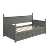 Twin Size Wood Daybed with Three Drawers - 3 of 4
