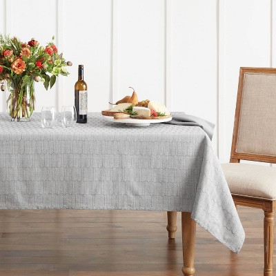 60" X 84" Honeycomb Fabric Tablecloth - Martha Stewart