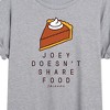 Women's - Friends - Joey Doesn't Share Food Oversized Graphic T-Shirt - 2 of 4