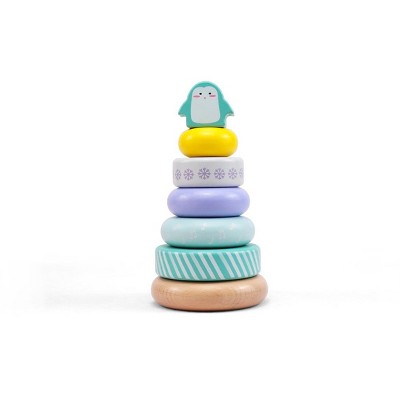 Leo & Friends Penguin Stacking Toddler Ring Tower