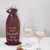 Wonderful Wine 13" Wine Gift Bag Set - 2 of 4