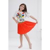 Disney Minnie Mouse Girls Boxy Tee T-Shirt and Pleated Skort Little Kid to Big Kid - image 2 of 4