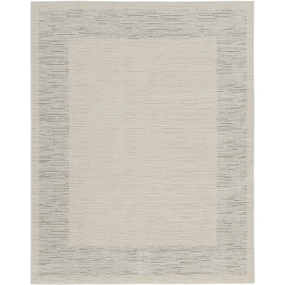 Nourison Santa Cruz Modern Bordered Textured Indoor Rug