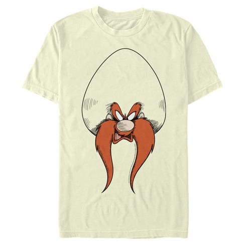 Looney Tunes Yosemite Sam Big Face Drawing T-shirt - Beige - Large : Target