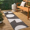 JONATHAN Y Lucian Modern Geometric Abstract Two-Tone Indoor/Outdoor Area Rug - 2 of 4