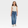 Girls' Relaxed Paper Bag High-Rise Waist Jeans - Cat & Jack™ - 3 of 3