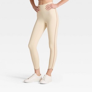 Women's High-Rise Contrast Piped 7/8 Leggings - JoyLab™ - 1 of 3