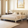 Galano Weiss Clara Platform Bed with Headboard in Oslo Oak, Amber Walnut - 2 of 4