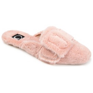 Journee Collection Women's Faux Fur Eara Slipper - 1 of 4