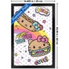 Trends International Hello Kitty: 2018 Kawaii Burger Shoppe - Yum Yum Fun Framed Wall Poster Prints - 3 of 4
