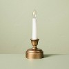 8"x3" Christmas Window Flameless Candle Brass - Hearth & Hand™ with Magnolia - 3 of 4
