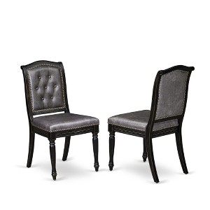 East West Furniture,Upholstered Dining Chairs Set of 2 - 1 of 4
