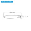 Unique Bargains Metal DIY Blankets Crafts Brooch Making Home Sewing Nickle Plated Safety Pins 100 Pcs - 2 of 4
