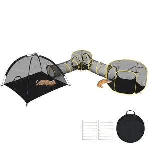 Skyzone 5-in-1 Portable Playpen: Orange Modular Tent & Tunnel Set for ...