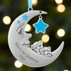 Personalization Mall Baby's 1st Christmas Moon Boy Ornament, 2024 - 2 of 3