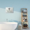 Stupell Industries Baby Llama In A Tub Funny Animal Bathroom Drawing - 2 of 4