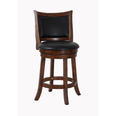 New Classic Furniture,Furniture Bristol 24" Solid Wood Counter Stool In Brown