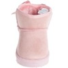 bebe Girl's Toddler Lightweight Winter Boot with Slanted Top Line and Bow - 4 of 4