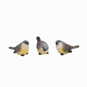 Transpac Medium Resin Western Kingbird Set of 3 Spring Home Decorations - 1 of 1