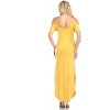 Women's Cold Shoulder Lexi Maxi Dress with Pockets - White Mark - 3 of 4
