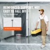 VEVOR Dust Barrier Poles, Carry Bag, 10 Ft Poles with 4 Telescoping Poles, and 32.8x13.12 Ft Plastic Film, Silver - 4 of 4
