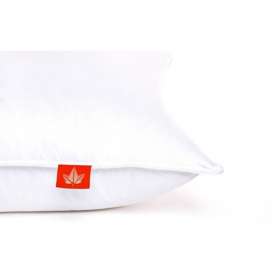Eco-Luxe White Down Medium Support Standard Bed Pillow