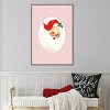 Amanti Art Pink Santa Claus Father Christmas by Grace Digital Art Canvas Wall Art Print Framed - 4 of 4