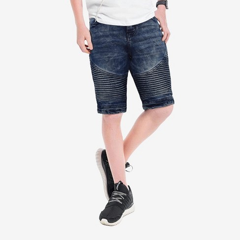 mens denim shorts target