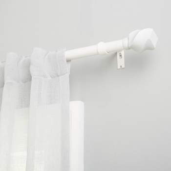 Exclusive Home Twist 1" Curtain Rod and Finial Set