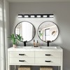DOMETOUR Modern Bathroom Vanity Lighting 6-Light LED Vanity Lights Over Mirror Bath Wall Lighting - 4 of 4