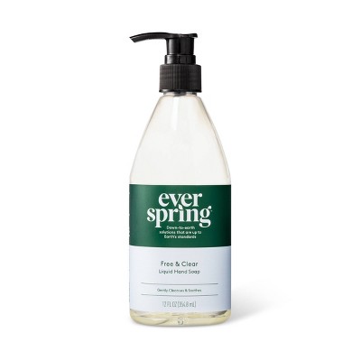 Free & Clear Liquid Hand Soap - 12 fl oz - Everspring™