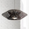 Possini Euro Design Planet Black Large Pendant Light 31 1/2" Wide Mid Century Modern White Glass for Dining Room House Foyer Kitchen Island Entryway - 2 of 4