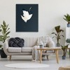 Stupell Industries Crane Bird Facing Right Canvas Wall Art - 2 of 4