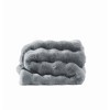 Brooklyn Loom 50"x70" Bubble Rabbit Faux Fur Throw Gray - 2 of 4