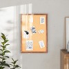 Flash Furniture Camden Rustic Wall Mount Cork Board with Wooden Push Pins for Home, School, or Business - 2 of 4