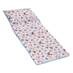 Disney Moana Free as the Ocean Aqua, Purple, Orange, and White Deluxe Easy Fold Toddler Nap Mat - 1 of 4