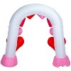 Gemmy Airblown Inflatable Archway Heart, 9.5 ft Tall, Red - 4 of 4