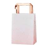 5ct Watercolor Party Gift Bags Pink