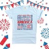 Simply Sage Market Women's American Words Colorful Short Sleeve Garment Dyed Tee - 2 of 2