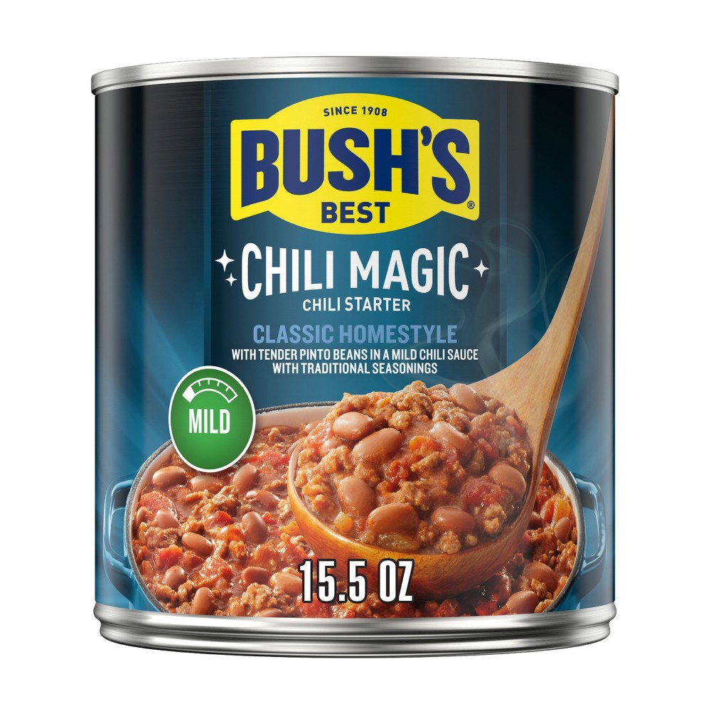 UPC 039400019008 product image for Bush's Chili Magic Classic Homestyle Chili Starter Mild – 15.5oz | upcitemdb.com