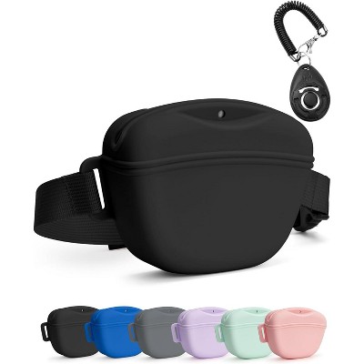 Dog Treat Pouch with Training Clicker, Upgrade Stronger Magnetic Closure